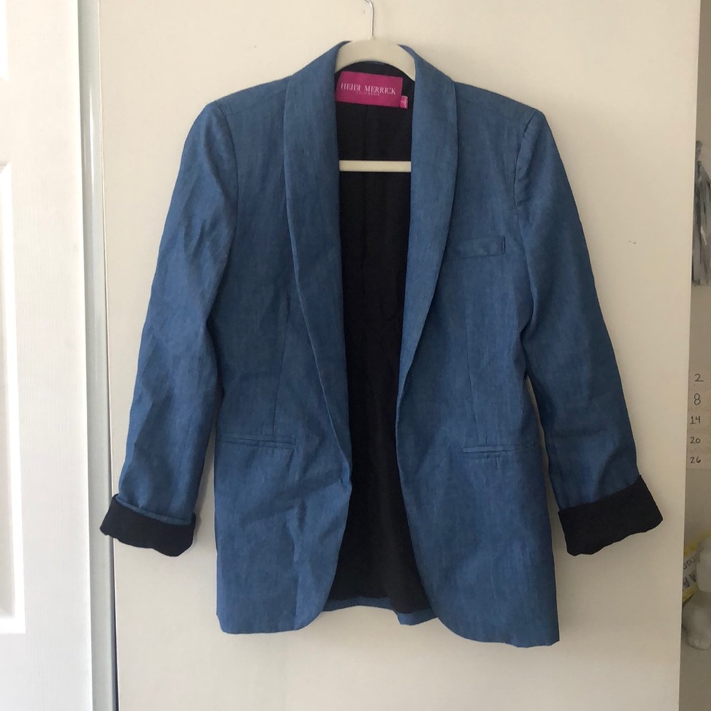 Heidi Merrick chambray blazer